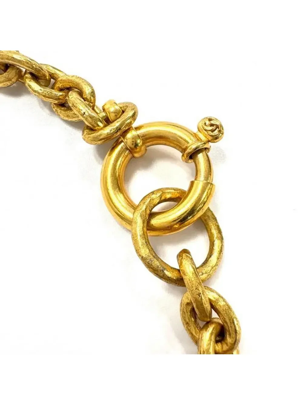 Chanel Cc Logo Chain Heart Pendant #357925C18B